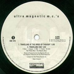 Ultramagnetic MC's - Ultramagnetic MC's - Travelling At The Speed Of Thought - Citybeat
