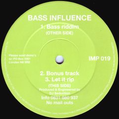 Bass Influence - Bass Influence - Bass Riddim - Impact Records