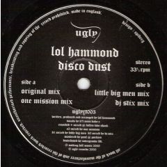 Lol Hammond - Lol Hammond - Disco Dust - Ugly 
