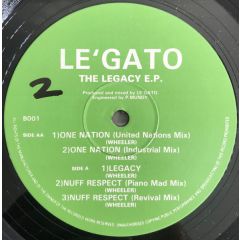 Le'Gato - Le'Gato - The Legacy E.P. - Burning Records