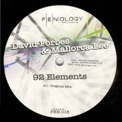 David Forbes & Mallorca Lee - David Forbes & Mallorca Lee - 92 Elements - Fenology Records