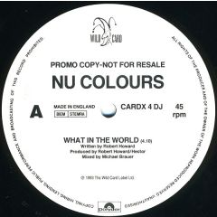 Nu Colours - Nu Colours - What In The World - Wildcard