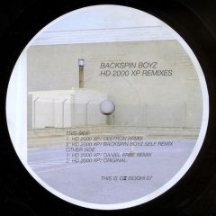 Backspin Boyz - Backspin Boyz - Hd 2000 Xp (Remixes) - Isoghi