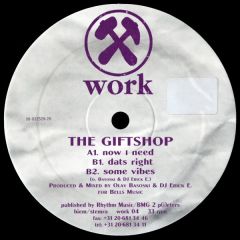 Giftshop - Giftshop - Now I Need - Work