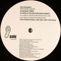 Polyphonics Feat. Sanne - Polyphonics Feat. Sanne - Changing Times (Remixes) - Sole Music