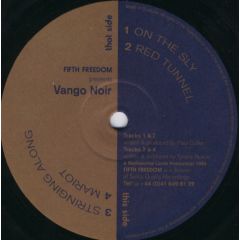 Vango Noir - Vango Noir - On The Sly - Fifth Freedom
