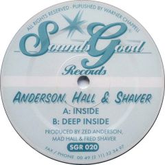 Anderson,Hall & Shaver - Anderson,Hall & Shaver - Inside/Deep Inside - Sounds Good Rec