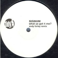 Signum - Signum - What Ya Got 4 Me? (Limited Remix) - Tidy Trax