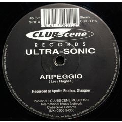 Ultra-Sonic - Ultra-Sonic - Arpeggio - Clubscene Records