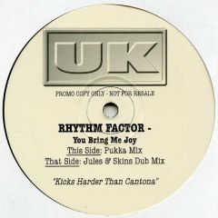 Rhythm Factor - Rhythm Factor - You Bring Me Joy - Multiply