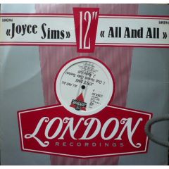 Joyce Sims - Joyce Sims - All And All - London