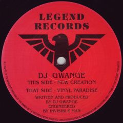 DJ Gwange - DJ Gwange - New Creation / Vinyl Paradise - Legend Records