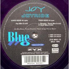 Joy - Joy - Joyride - Blue Records, ZYX Music