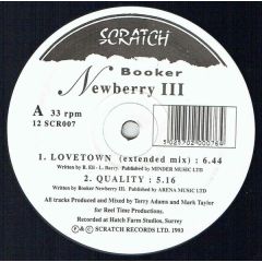 Booker Newberry Iii - Booker Newberry Iii - Lovetown (1993) - Scratch