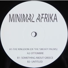 Minimal Afrika - Minimal Afrika - The Kingdom Of The Sweaty Palms   - Minimal Afrika