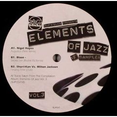 Various Artists - Various Artists - Elements Of Jazz Volume 3 (Sampler) - Slip 'N' Slide