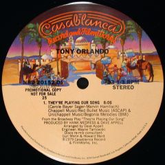 Tony Orlando - Tony Orlando - They'Re Playing Our Song - Casablanca