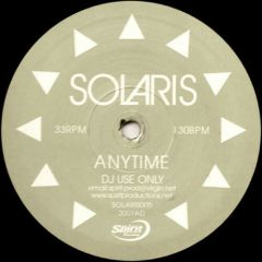 Solaris  - Anytime - Spirit Recordings