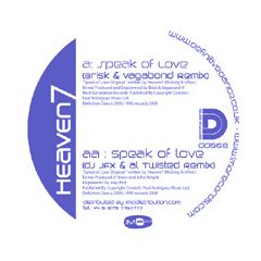 Heaven 7 - Heaven 7 - Speak Of Love (Remixes) - Definitive Dance