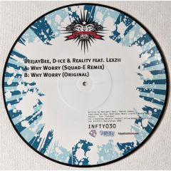 Deejay Bee, D-Ice & Reality Ft Lexzii - Deejay Bee, D-Ice & Reality Ft Lexzii - Why Worry (Picture Disc) - Infinity Recordings