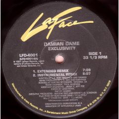 Damian Dame - Damian Dame - Exclusivity - La Face