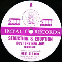 DJ Seduction & Eruption - DJ Seduction & Eruption - Bust The New Jam (Hard Mix) / Give Me Back My Heart - Impact Records
