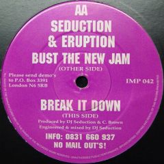 Seduction & Eruption - Seduction & Eruption - Bust The New Jam - Impact