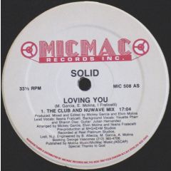 Solid - Solid - Loving You - Mic Mac