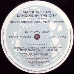 Marshall Hain - Marshall Hain - Dancing In The City - Better Days