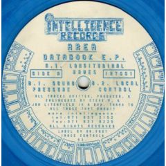 Area - Area - Databook EP (Blue Vinyl) - Intelligence Records