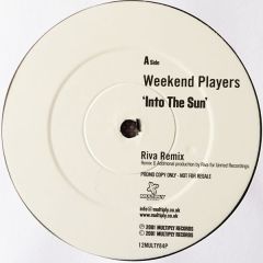 Weekend Players - Weekend Players - Into The Sun - Multiply Records