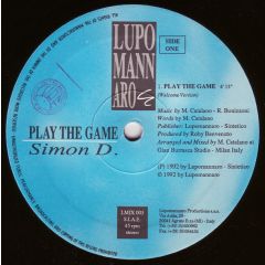 Simon D. - Simon D. - Play The Game - Lupomannaro