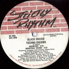 Black Orchid - Black Orchid - Techno Dreams - Strictly Rhythm