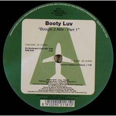 Booty Luv - Booty Luv - Boogie 2 Nite (Remixes / Part One) - Airplane