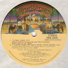 Donna Summer - Donna Summer - I Feel Love / Love To Love You - Casablanca Re-Press