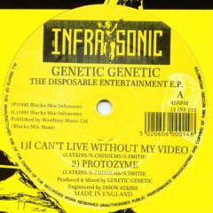 Genetic Genetic - Genetic Genetic - The Disposable Entertainment EP - Infrasonic