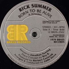 Rick Summer - Rick Summer - Born To Be Alive - Goldisc