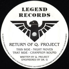 Q Project - Q Project - Champion Sound - Legend Records