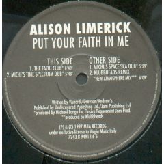 Alison Limerick - Alison Limerick - Put Your Faith In Me - Jammin