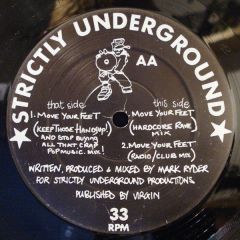 M-D-Emm - M-D-Emm - Move Your Feet - Strictly Underground Records