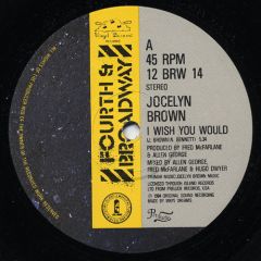 Jocelyn Brown - Jocelyn Brown - I Wish You Would - 4th & Broadway