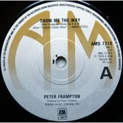 Peter Frampton - Peter Frampton - Show Me The Way - A&M Records