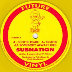 Subnation - Subnation - Scottie (Remixes) (Yellow Vinyl) - Future Vinyl