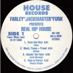 Farley Jackmaster Funk - Farley Jackmaster Funk - Real Hip House - House Records