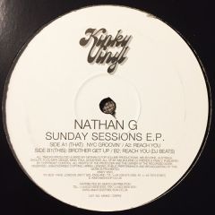 Nathan G - Nathan G - Sunday Sessions EP - Kinky Vinyl 