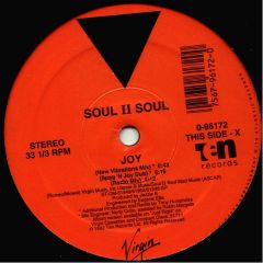Soul Ii Soul - Soul Ii Soul - JOY - Virgin