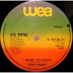 Fern Kinney - Fern Kinney - I Want You Back - WEA