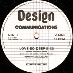 Toney Lee - Toney Lee - Love So Deep - Design Communications