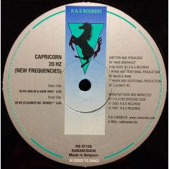 Capricorn - Capricorn - 20 Hz (New Frequencies) - R & S Records