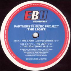 Partners In Music Project - Partners In Music Project - The Light - Ebu Recordings